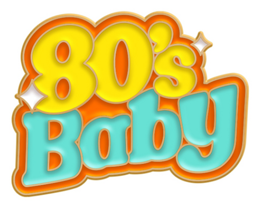 80s Baby Pin