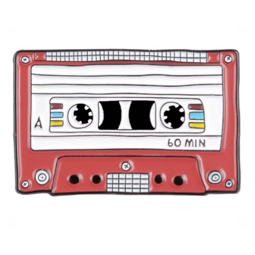 90s Music Tape Pin