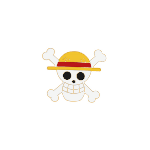 Anime Skeleton Pirate Skull Pin