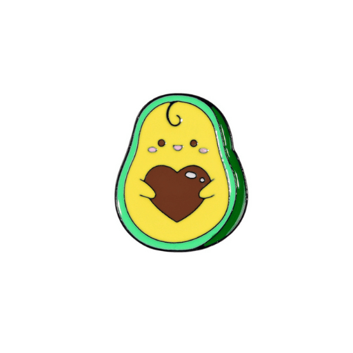 Avocado Heart Pin