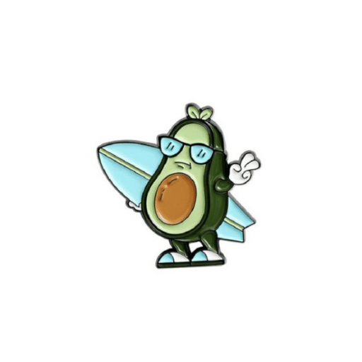 Avocado Surfboard Pin