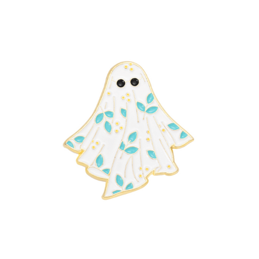 Boo-tiful Blue Floral Pin