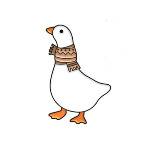 Cute Christmas Goose Pin