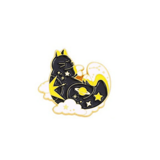 Cute Cosmic Cat Pin