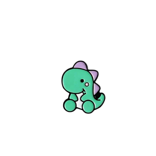 Cute Green Kawaii Dinosaur