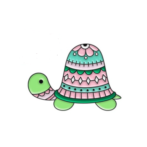 Cute Turtle Christmas Pin