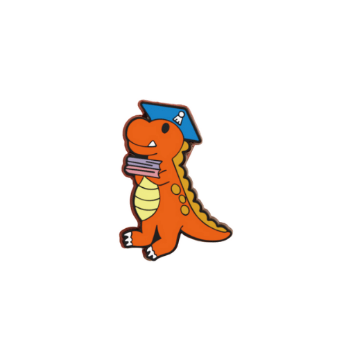 Cute Graduation Dinosaur Pin