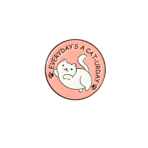 Everyday's a Cat-urday Paw Pin