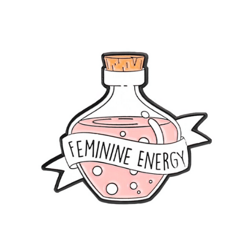Feminine Energy Enamel Pin