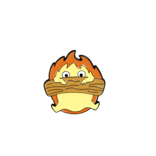 Fire Demon Log Pin