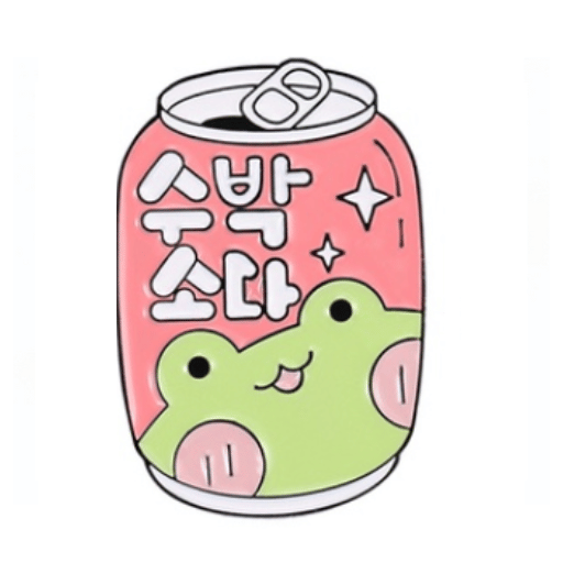 Frog Can Drink Pin