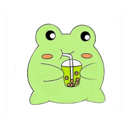 Frog Drink Pin