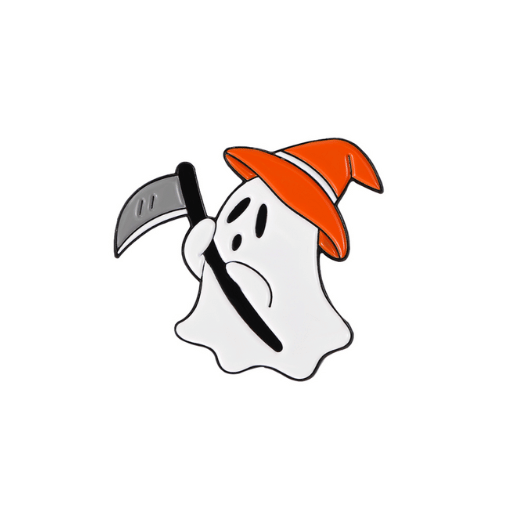 Halloween Scream Ghost Pin