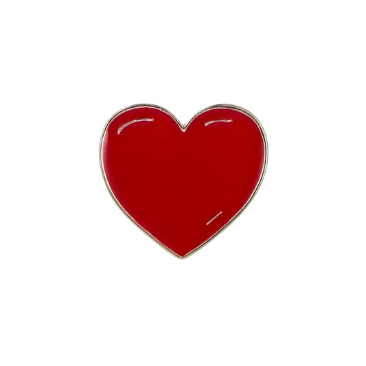 Classic Red Heart Enamel Pin