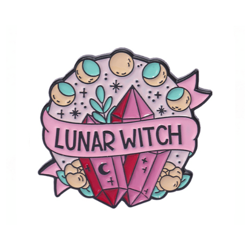 Lunar Witch Pink Pin