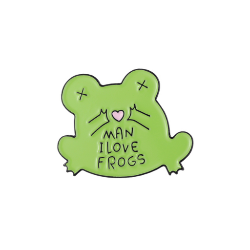Man I Love Frogs Pin