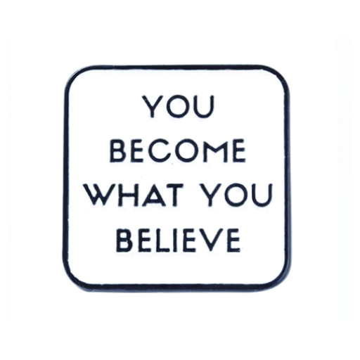 Believe Motivational Quote Pin