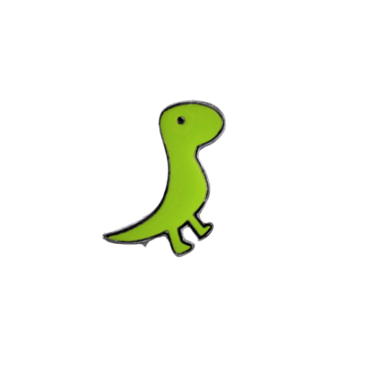 Green Dinosaur Pin