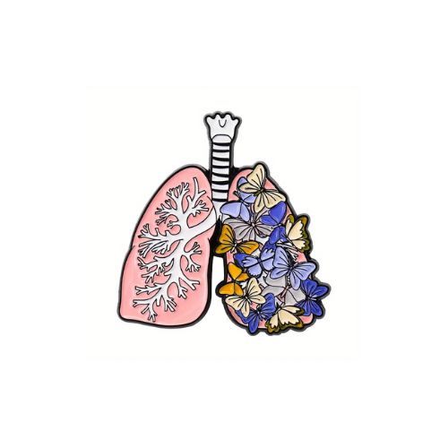 Organs Flower Enamel Pin