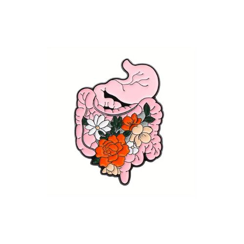 Organs Flower Enamel Pin