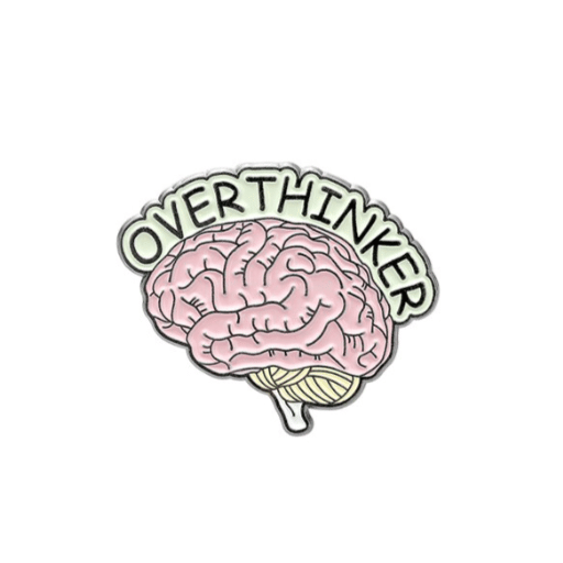 Overthinker Enamel Pin