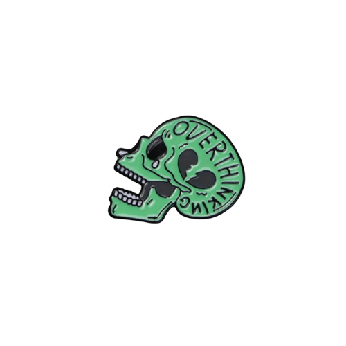 Overthinking Green Skull
