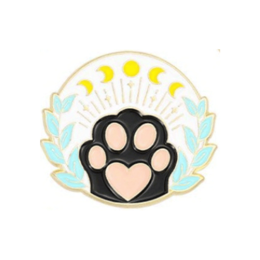 Paw Print Cosmic Pin