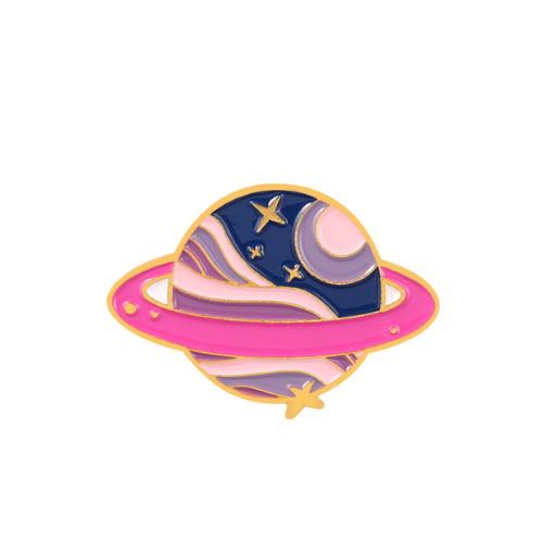 Pink Planet Pin