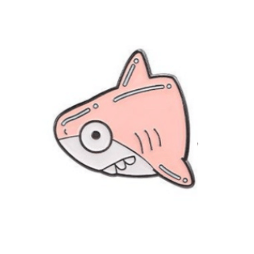 Pink Shark Pin