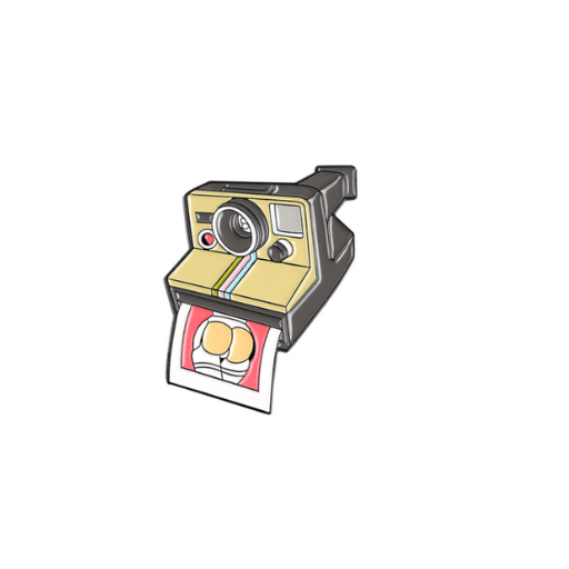 Punk Camera Pin