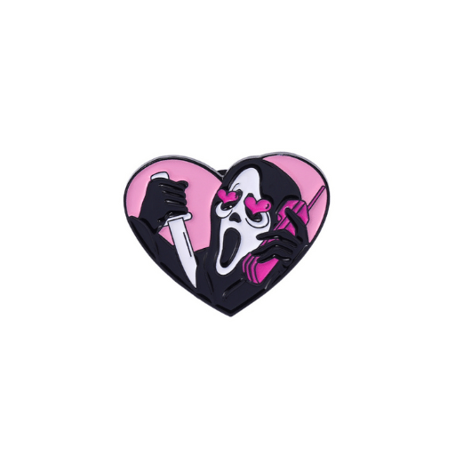 Scream Heart Pin