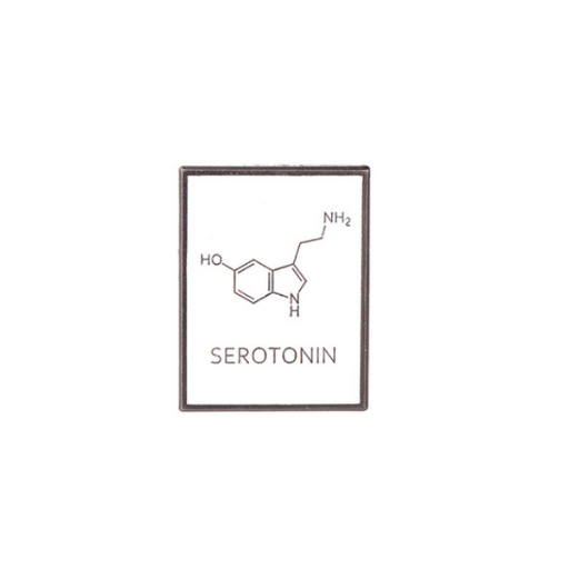 Serotonin Chemical Pin