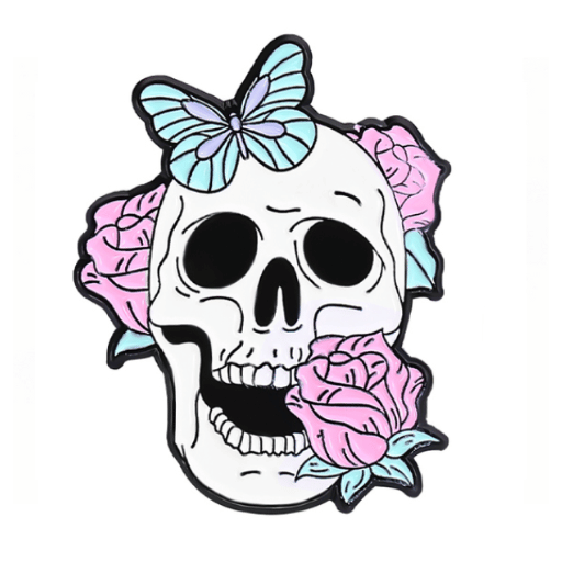 Skeleton Gothic Pin
