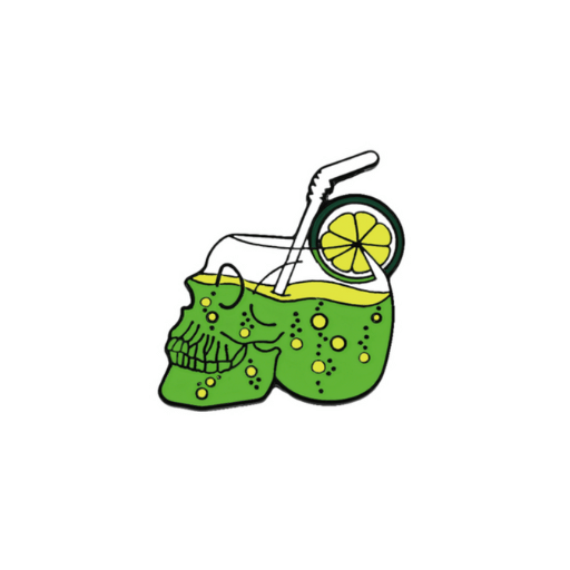 Skull Drink Pin