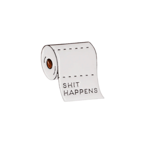 Shit Happens Paper Pin