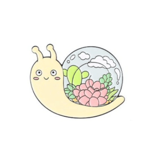 Snail Plant Pin
