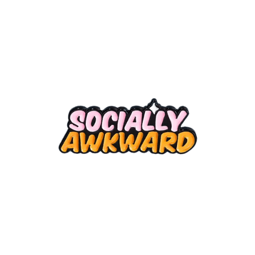 Socially Awkward Enamel Pin