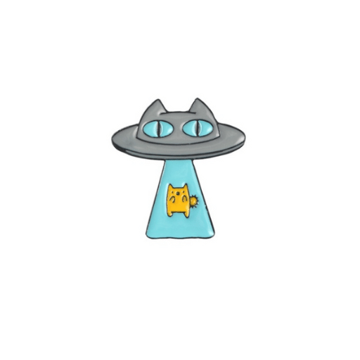 Space Cat Invader Pin