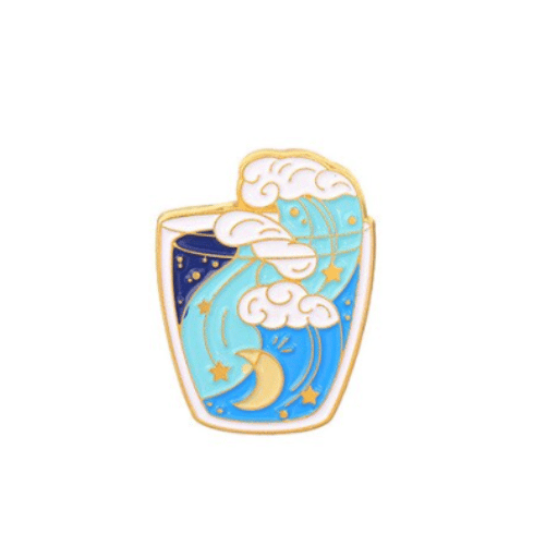 Stars & Clouds Enamel Pin