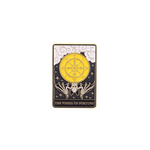 The Wheel of Fortune Tarot Card Pin