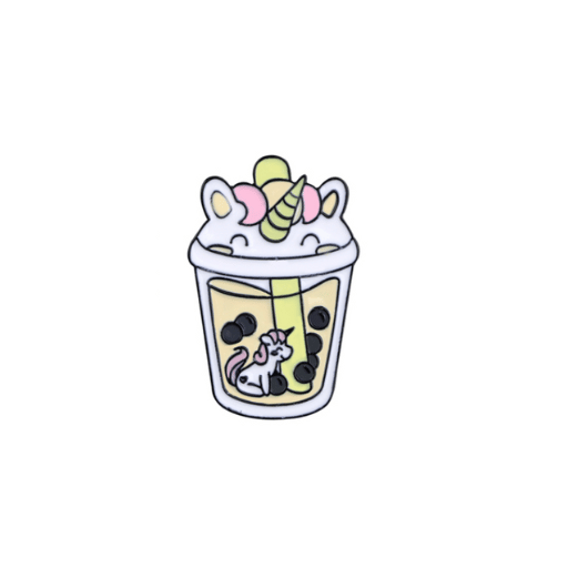 Unicorn Bubble Tea Pin