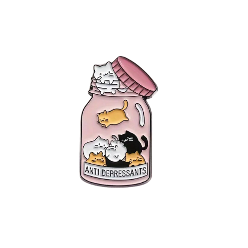 Anti-Depressants Cats in a Bottle