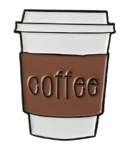 Coffee Cup Pin – Funky Pins