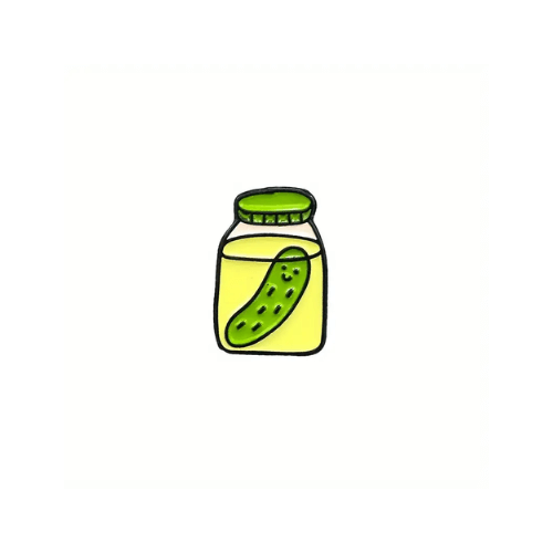 Cartoon Pickle Jar