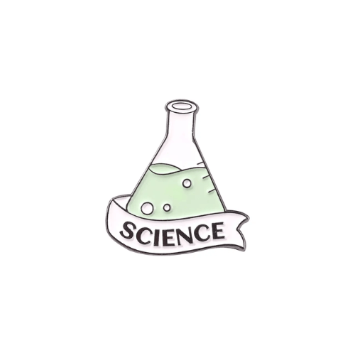 Science Lab Enamel Pin – Perfect for Scientists & STEM Fans – Funky Pins