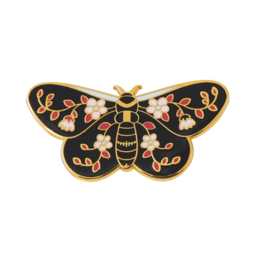 Floral Butterfly Pin