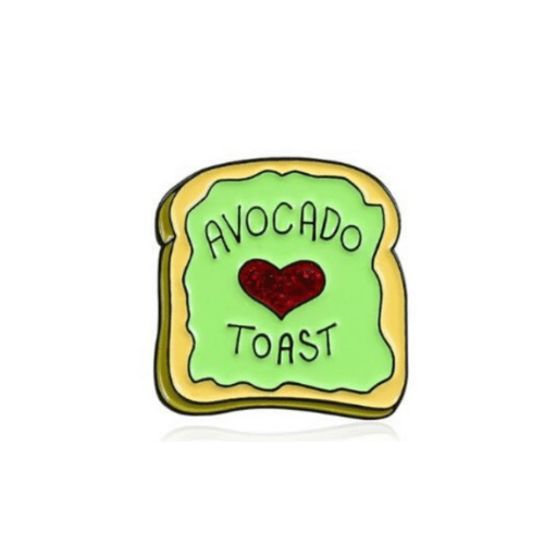 Avocado Toast Enamel Pin