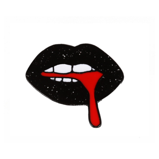 Punk Lips Enamel Pin