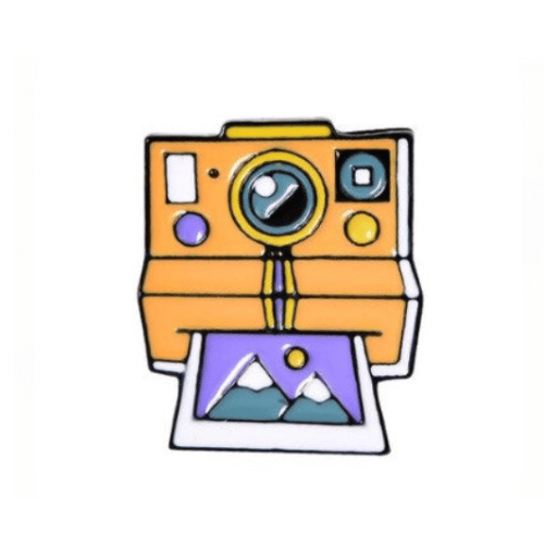 Retro Camera Enamel Pin